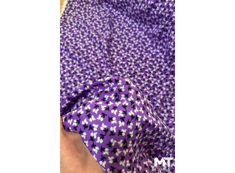 Desenli Viskon Kumaş